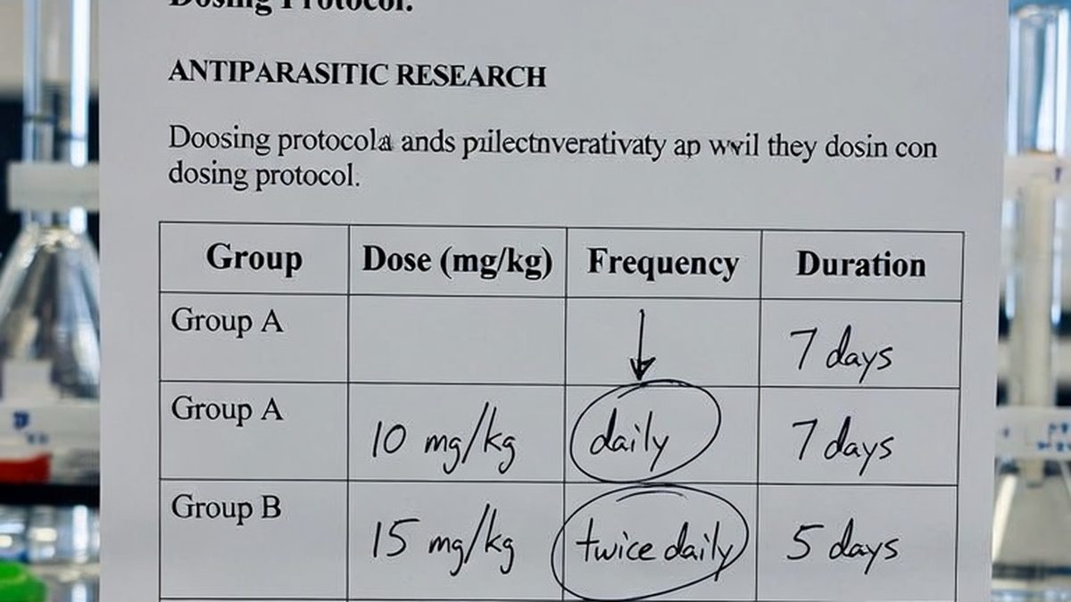Dosing Protocols in Antiparasitic Research: A Survey of Published Clinical Data