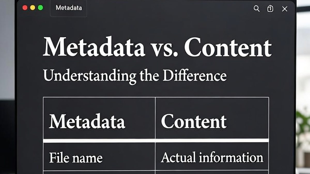 Metadata vs. Content: Why Signal Matters More Than You Think